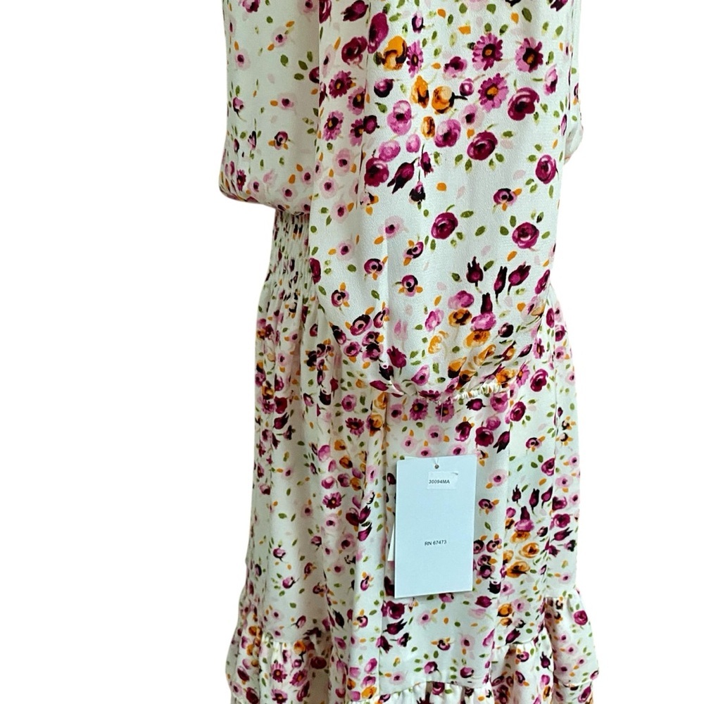 Maison Tara Floral Smocked Ruffle Dress Size 6 NWT - Picture 9 of 16